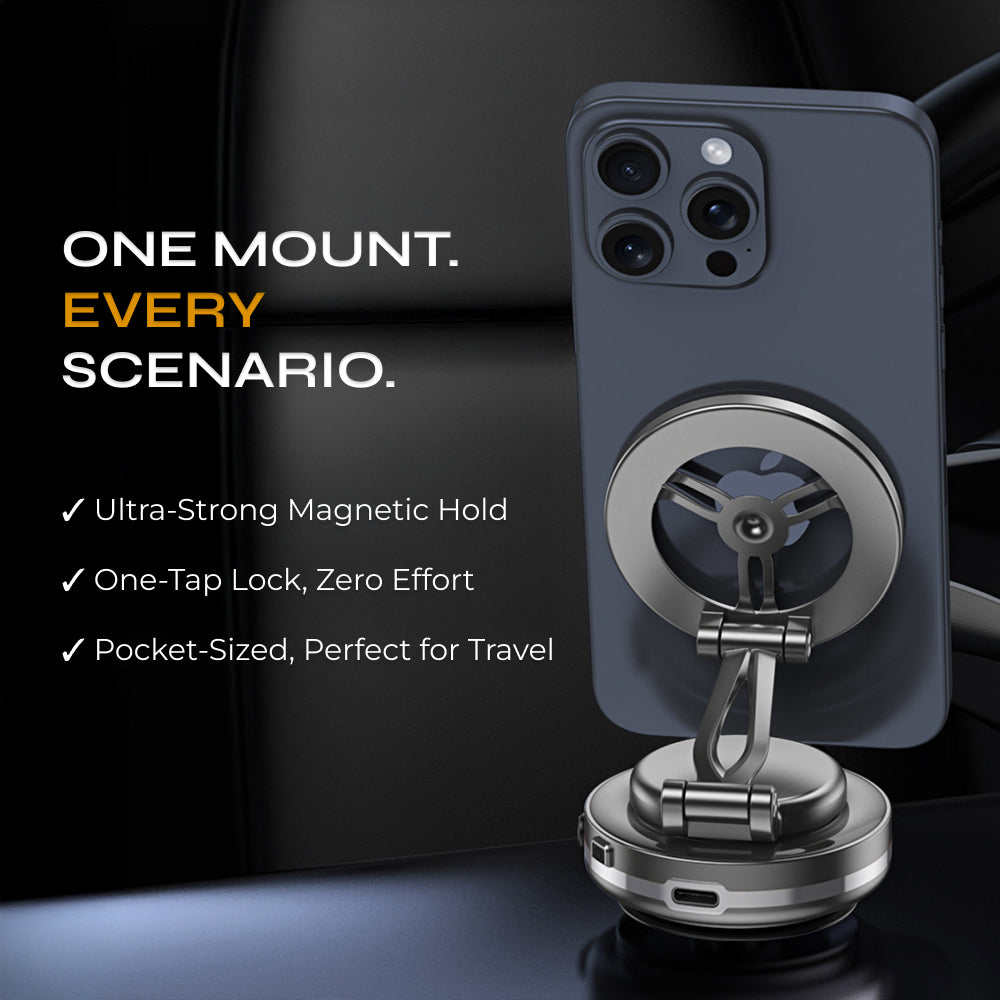 360° Smart Magnetic Phone Mount